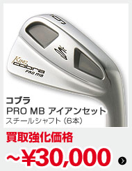 コブラ PRO MB アイアンセット スチールシャフト（6本）